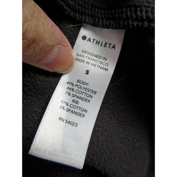 Athleta Jacket Small Sweatshirt Camo Full Zip Hoodie Drawstring - Picture 10 of 11